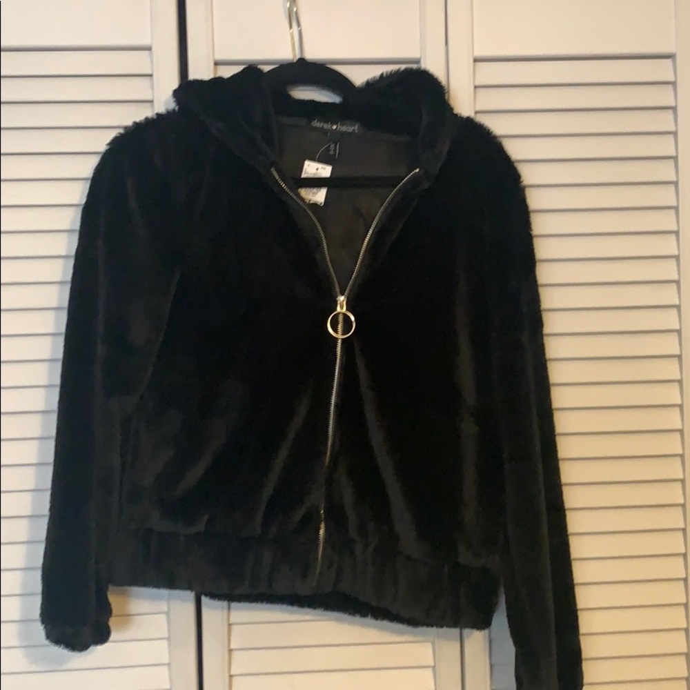 Derek heart zip up!